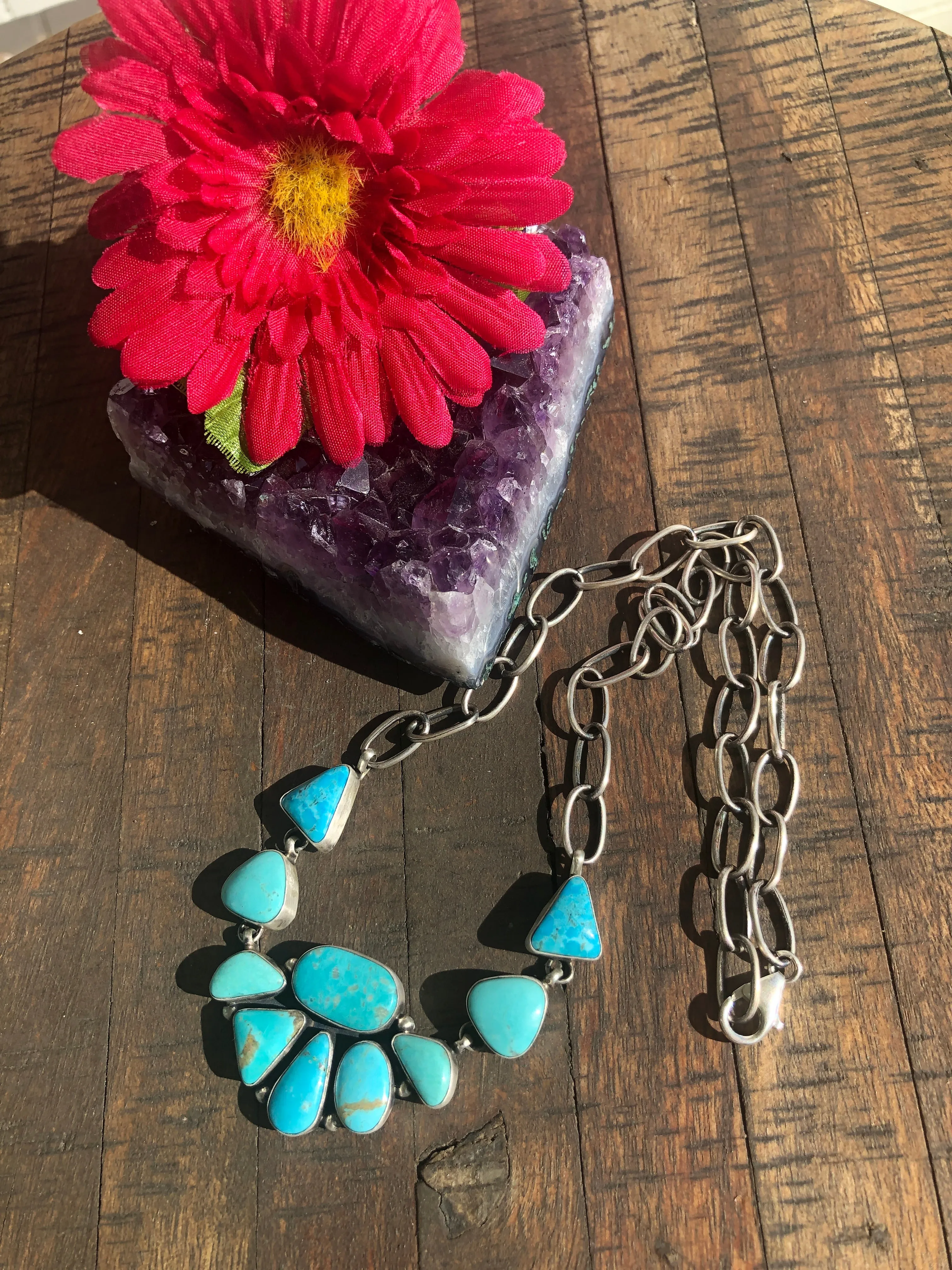 Kingman Half Cluster Necklace #2