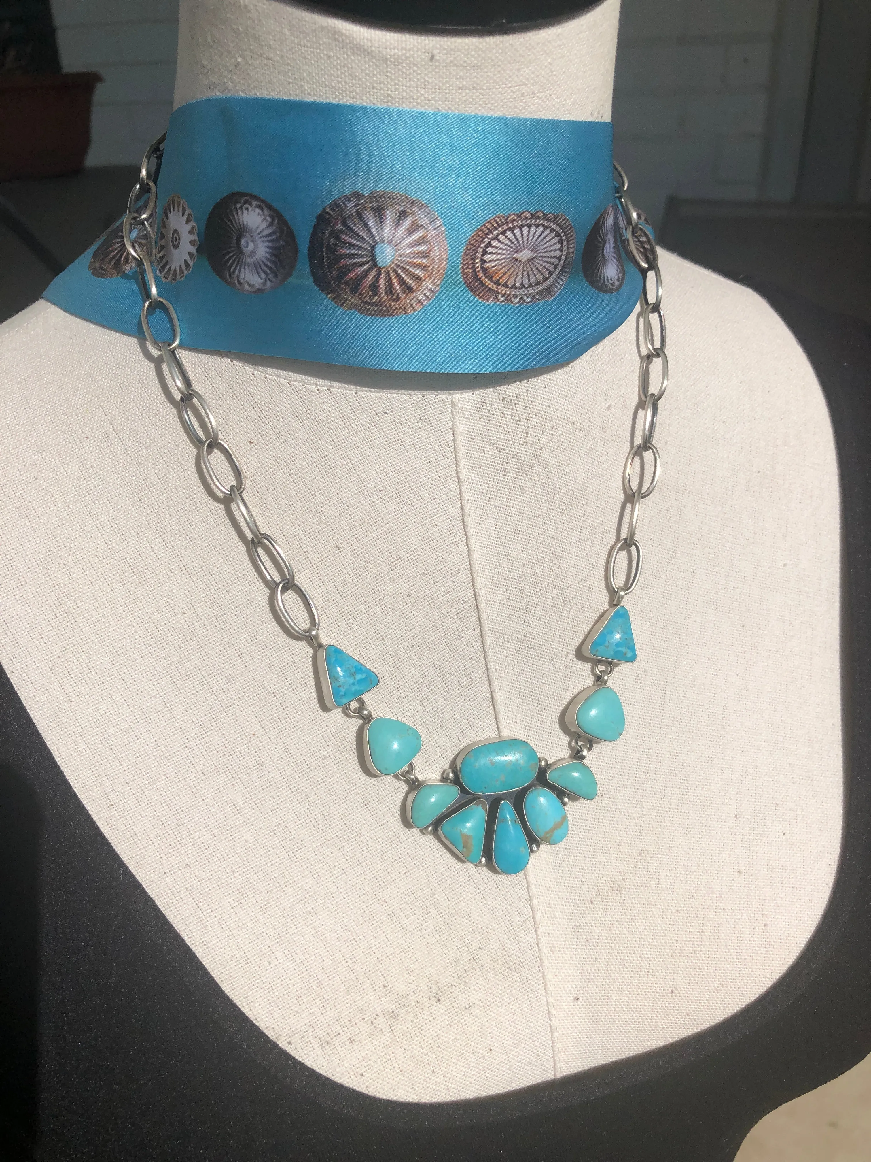 Kingman Half Cluster Necklace #2