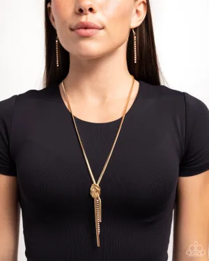Knotted Keeper - Gold Paparazzi Accessories