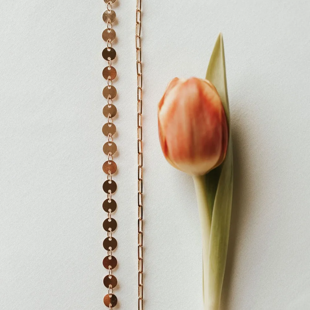 *Littles* Chloe Gold Filled Coin Necklace