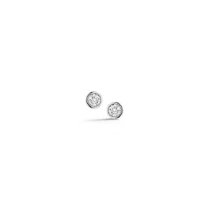 Lulu Jack Single Bezel Diamond Studs