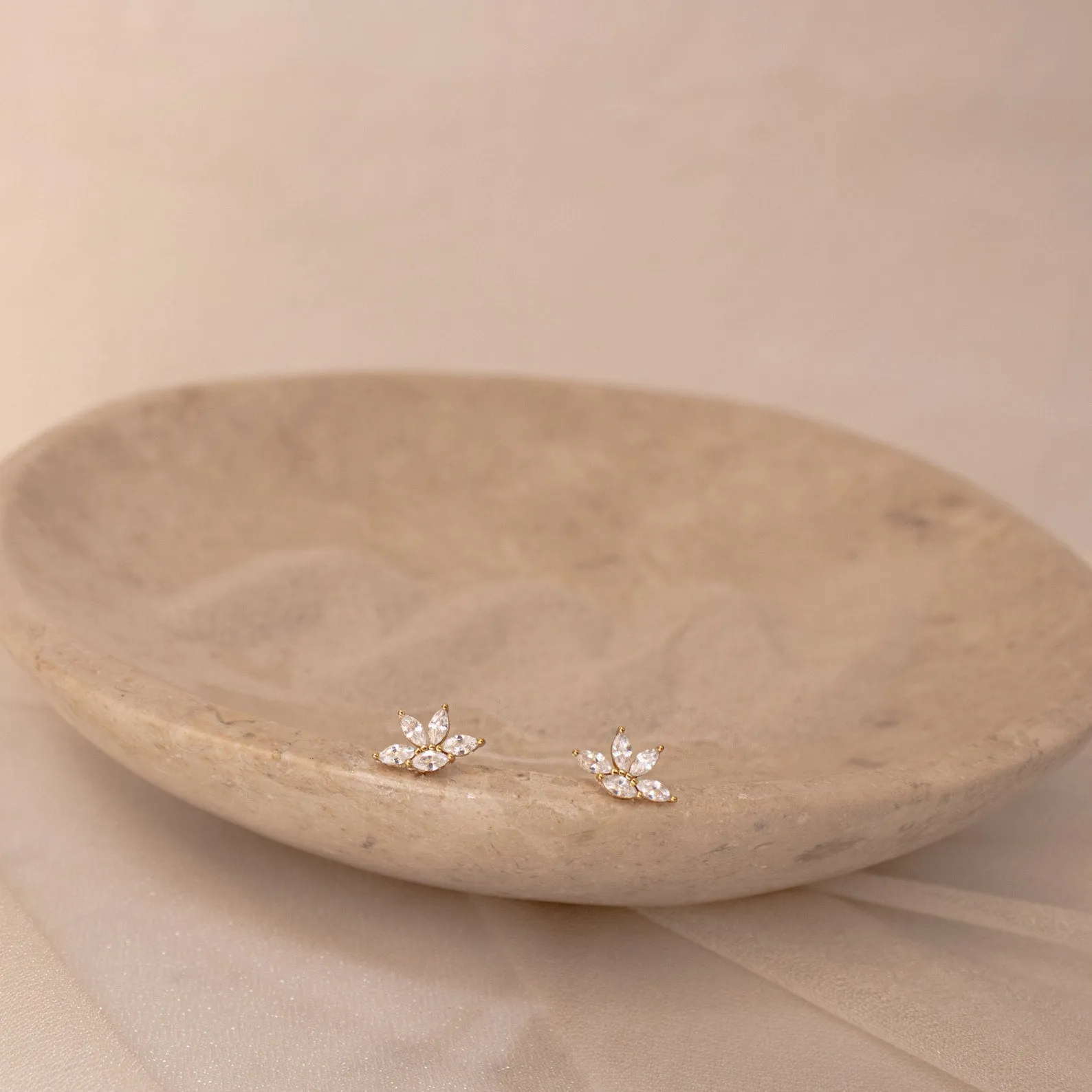 Marquise Diamond Studs