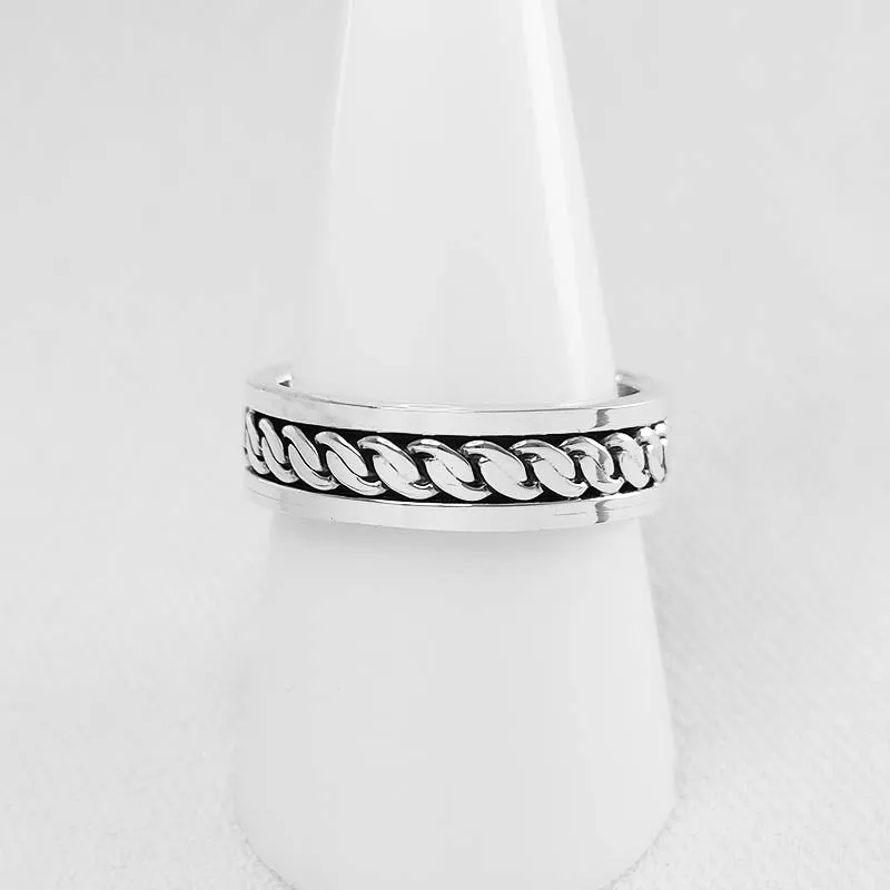 Men's Wedding Ring - Swirl Design