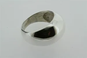 Narrow bubble ring - sterling silver