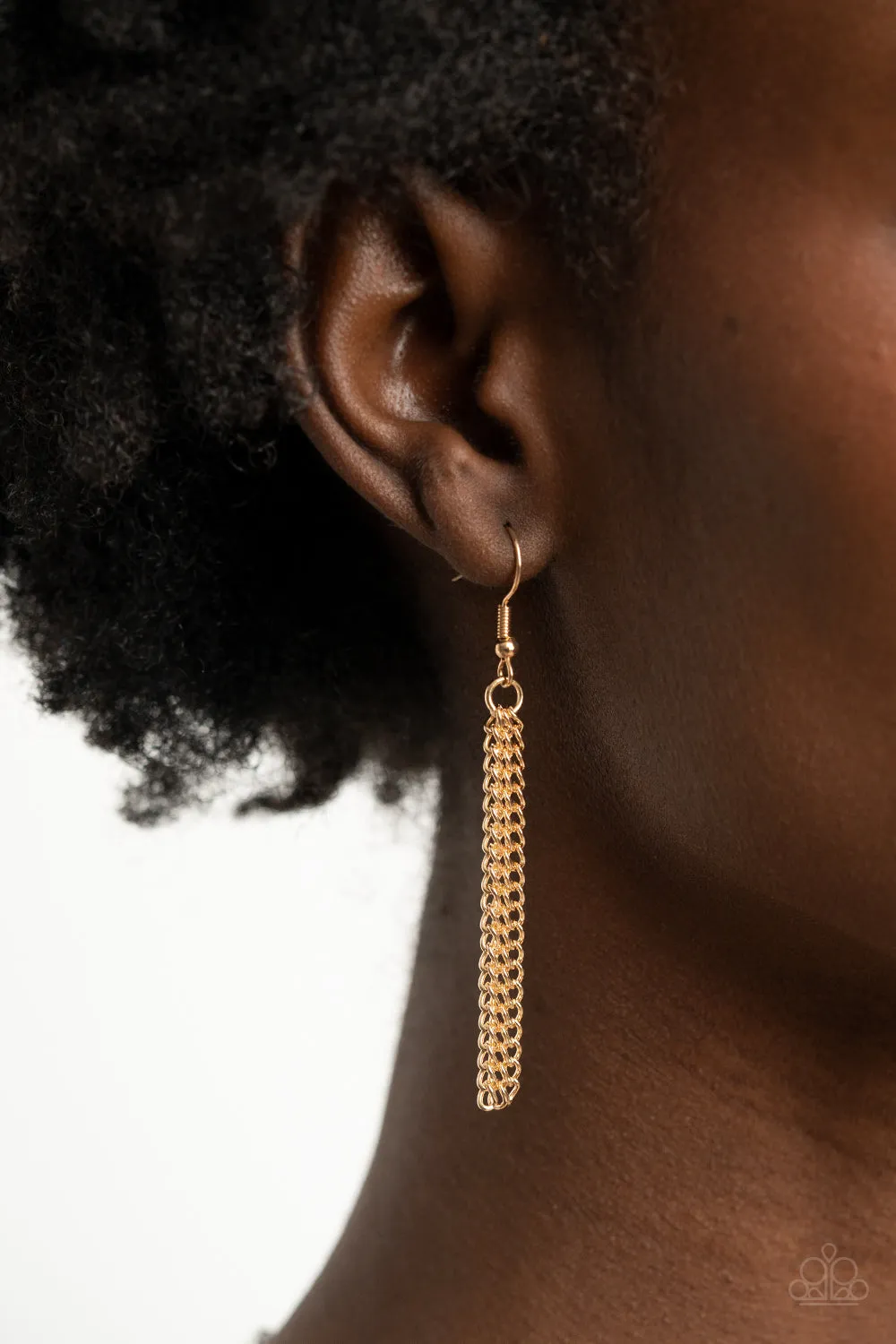 Necklace Metallic Merger - Gold N208