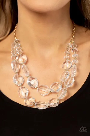 Necklaces Icy Illumination - Gold N124