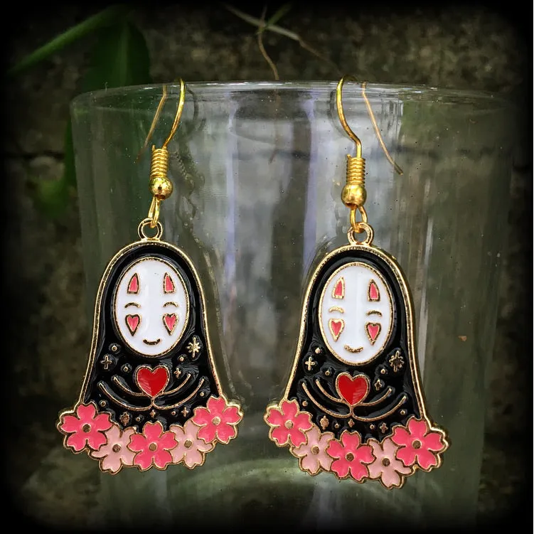 No Face earrings-Spirited Away earrings