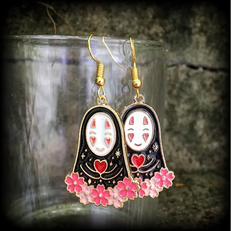 No Face earrings-Spirited Away earrings