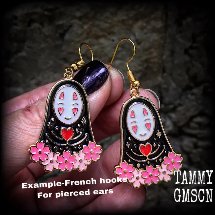 No Face earrings-Spirited Away earrings