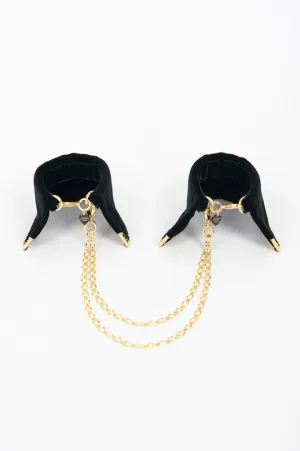 Noir Velvet Cuffs