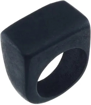 Original Natural Wood Rings Handmade Retro Geometric Round Statement Rings Vintage Bohemia Wooden African Ethnic Ring Jewelry for Women