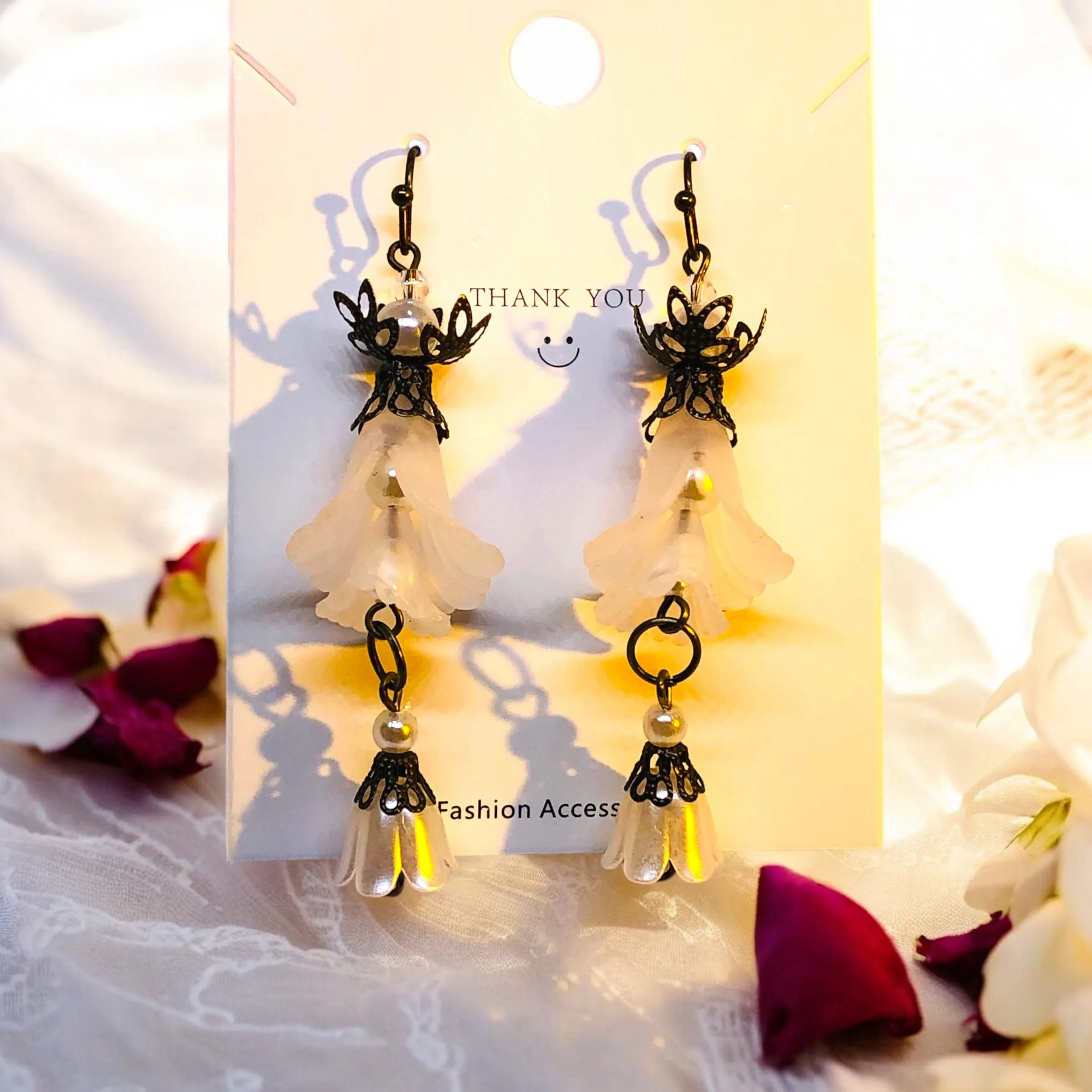 Pearl Bohemian Bloom Earrings