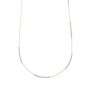 Pixel station chain necklace