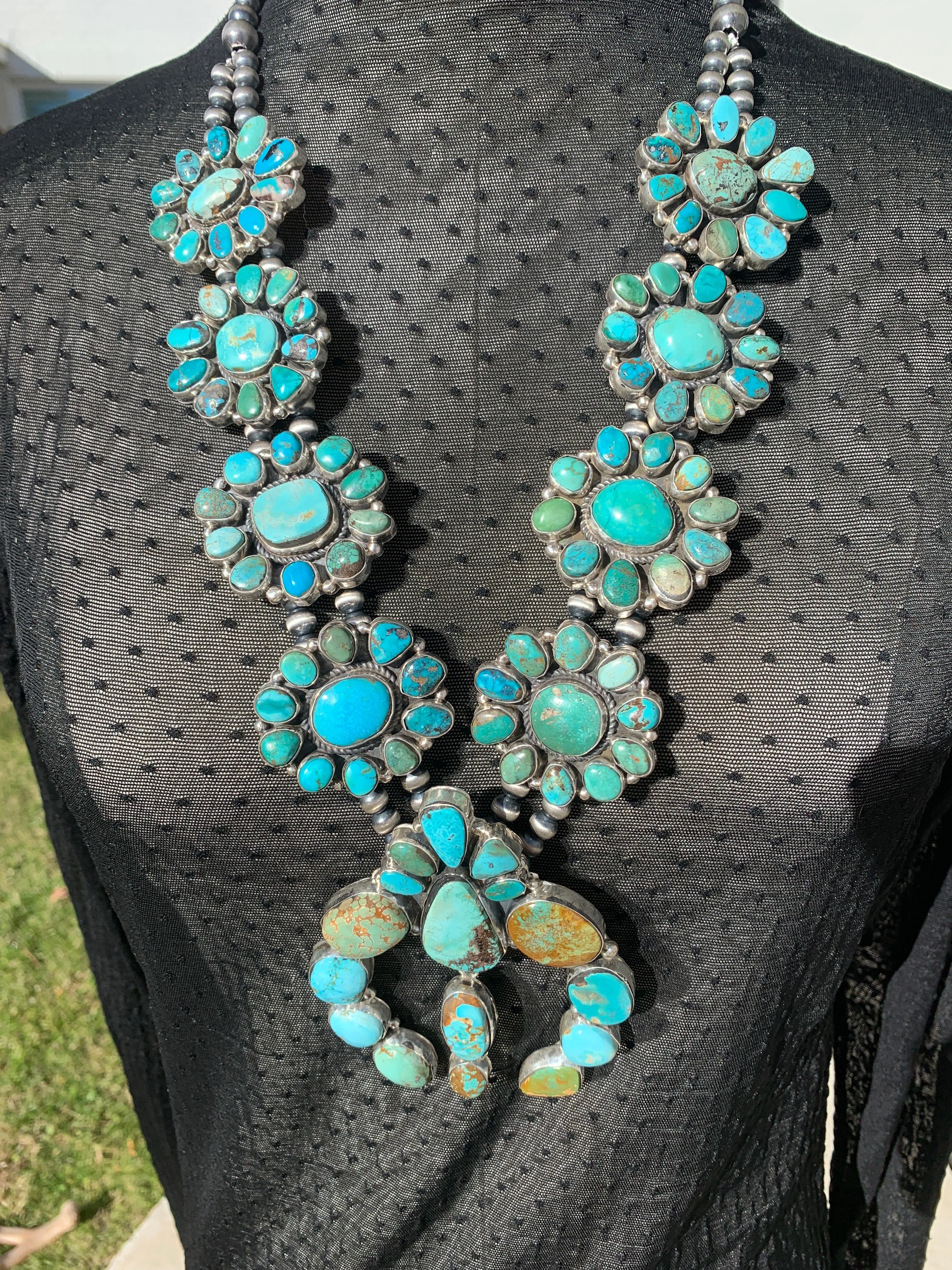 Royston Turquoise Squash Blossom