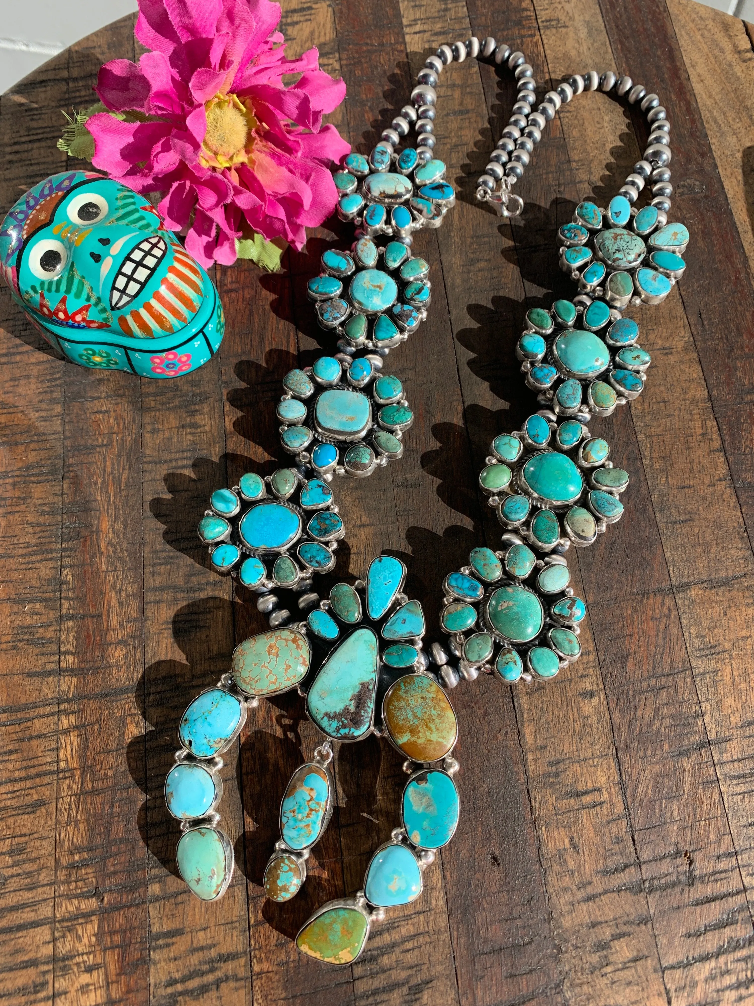 Royston Turquoise Squash Blossom