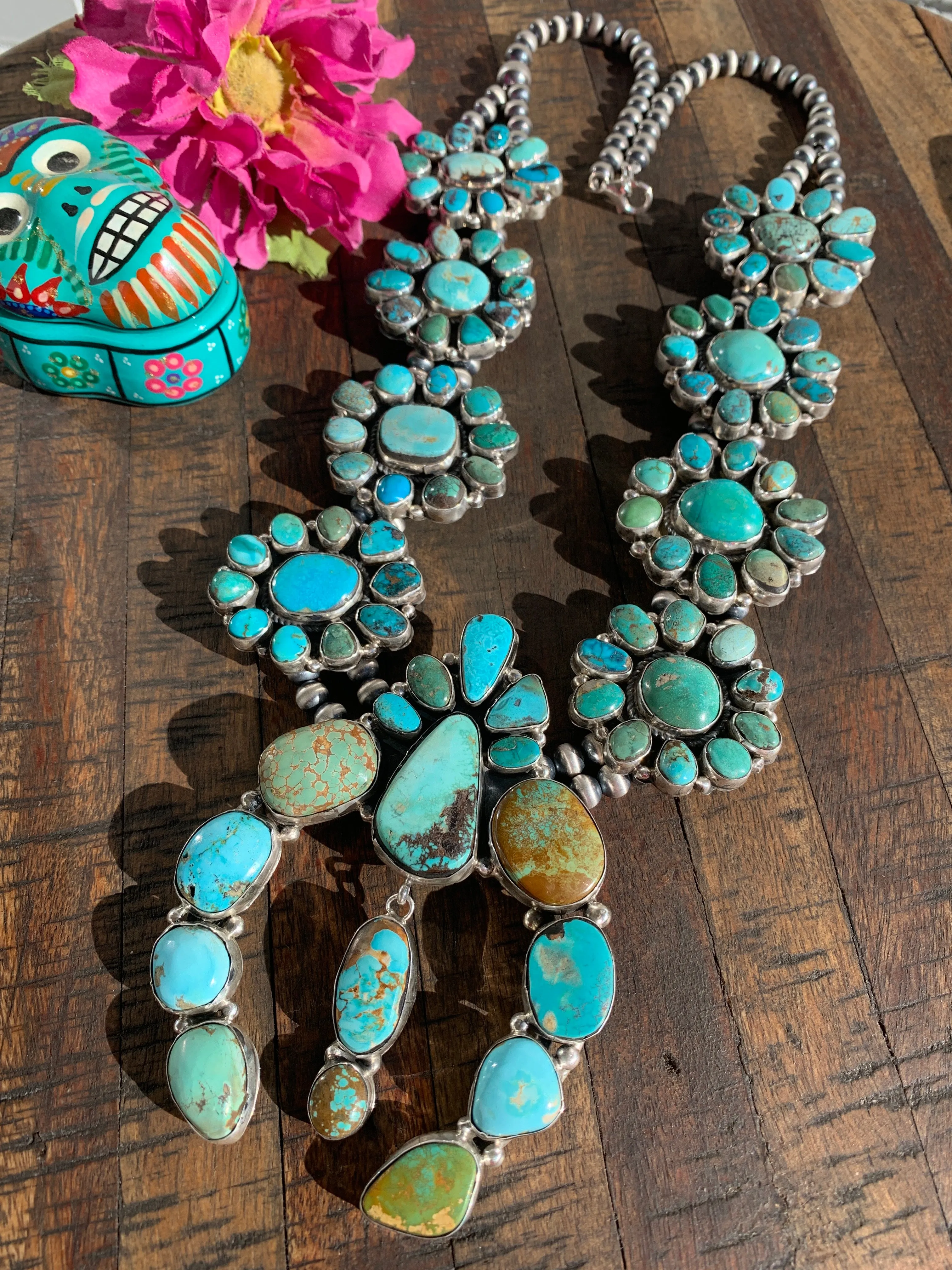 Royston Turquoise Squash Blossom