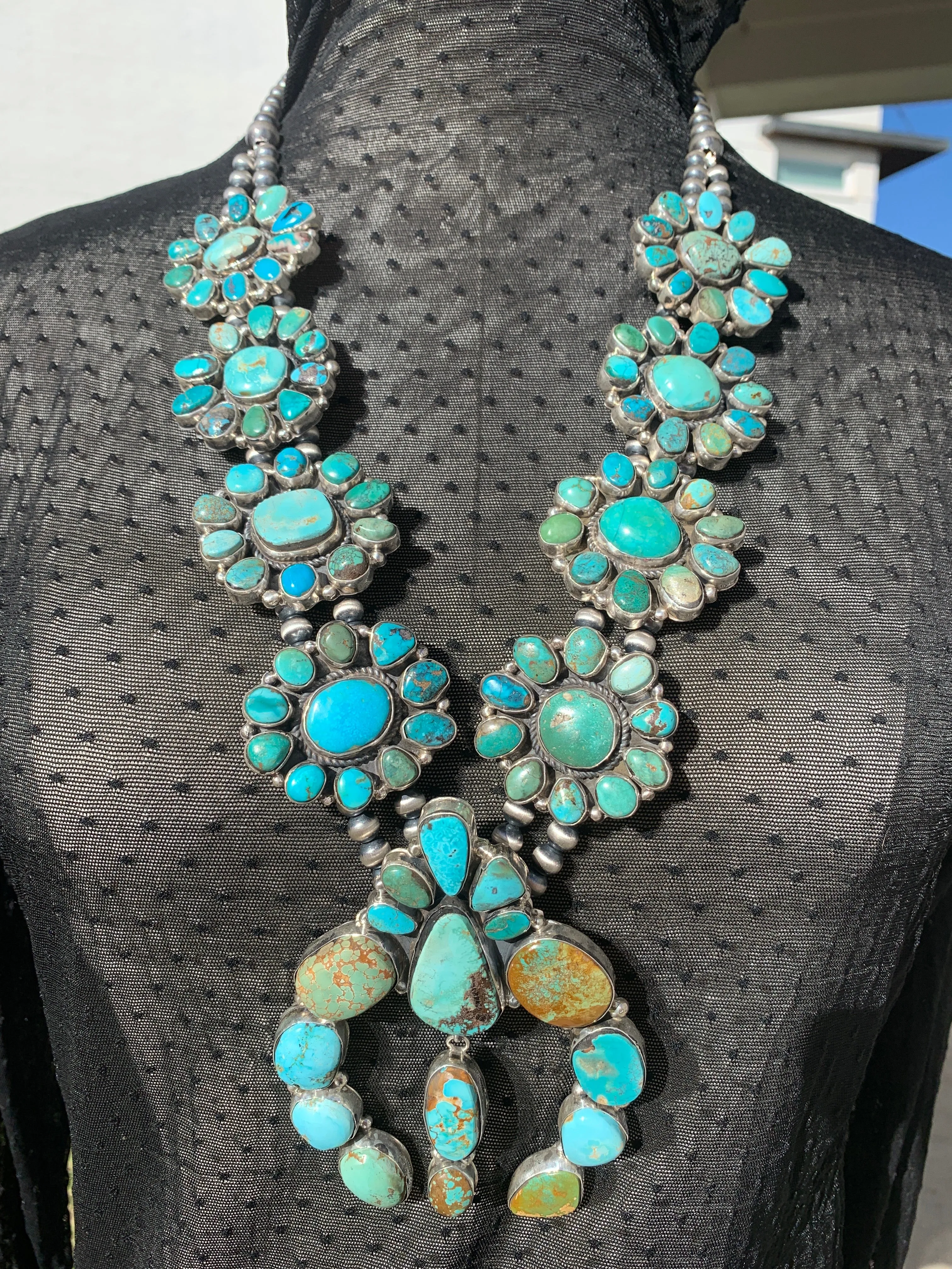 Royston Turquoise Squash Blossom