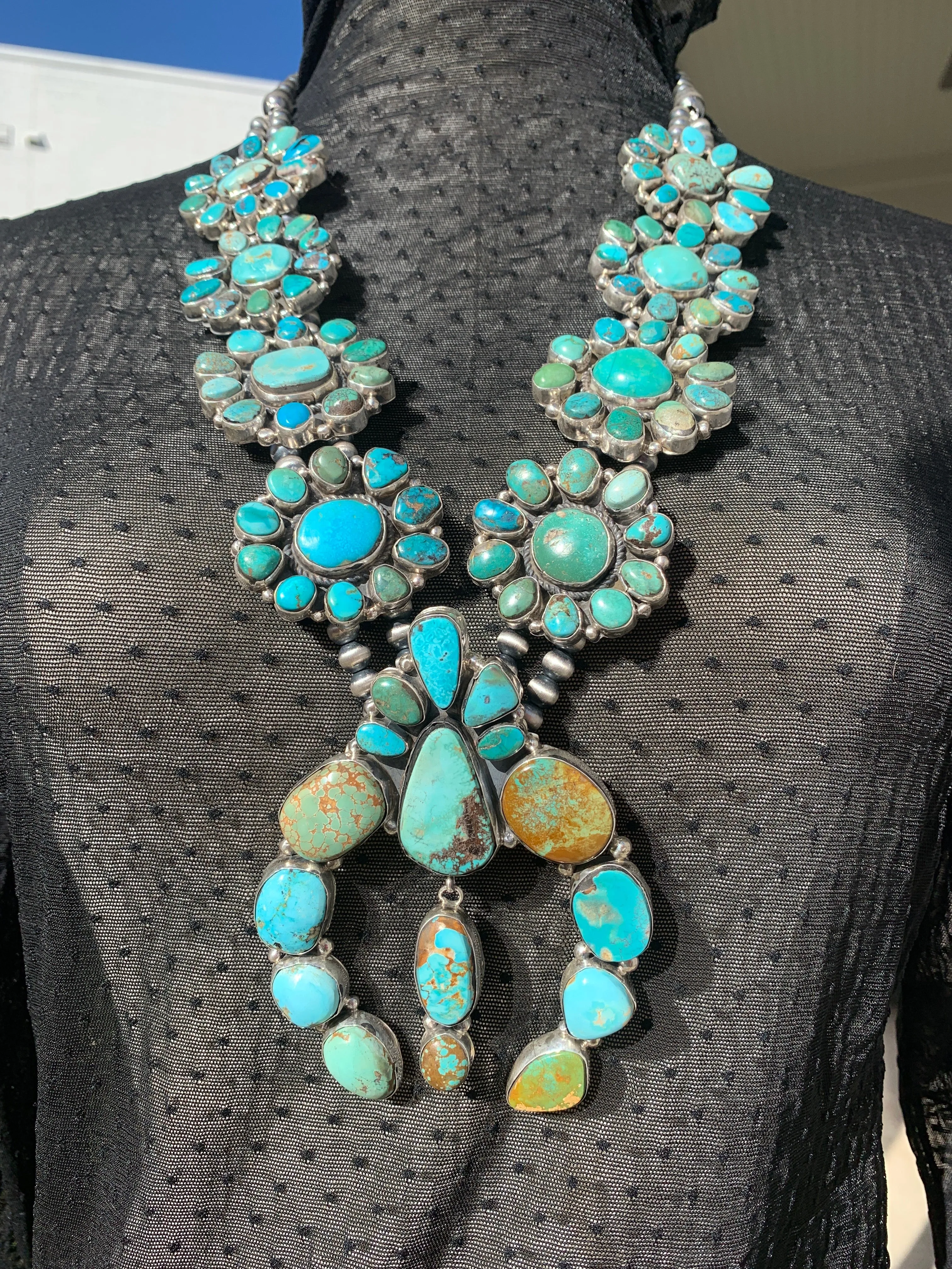 Royston Turquoise Squash Blossom