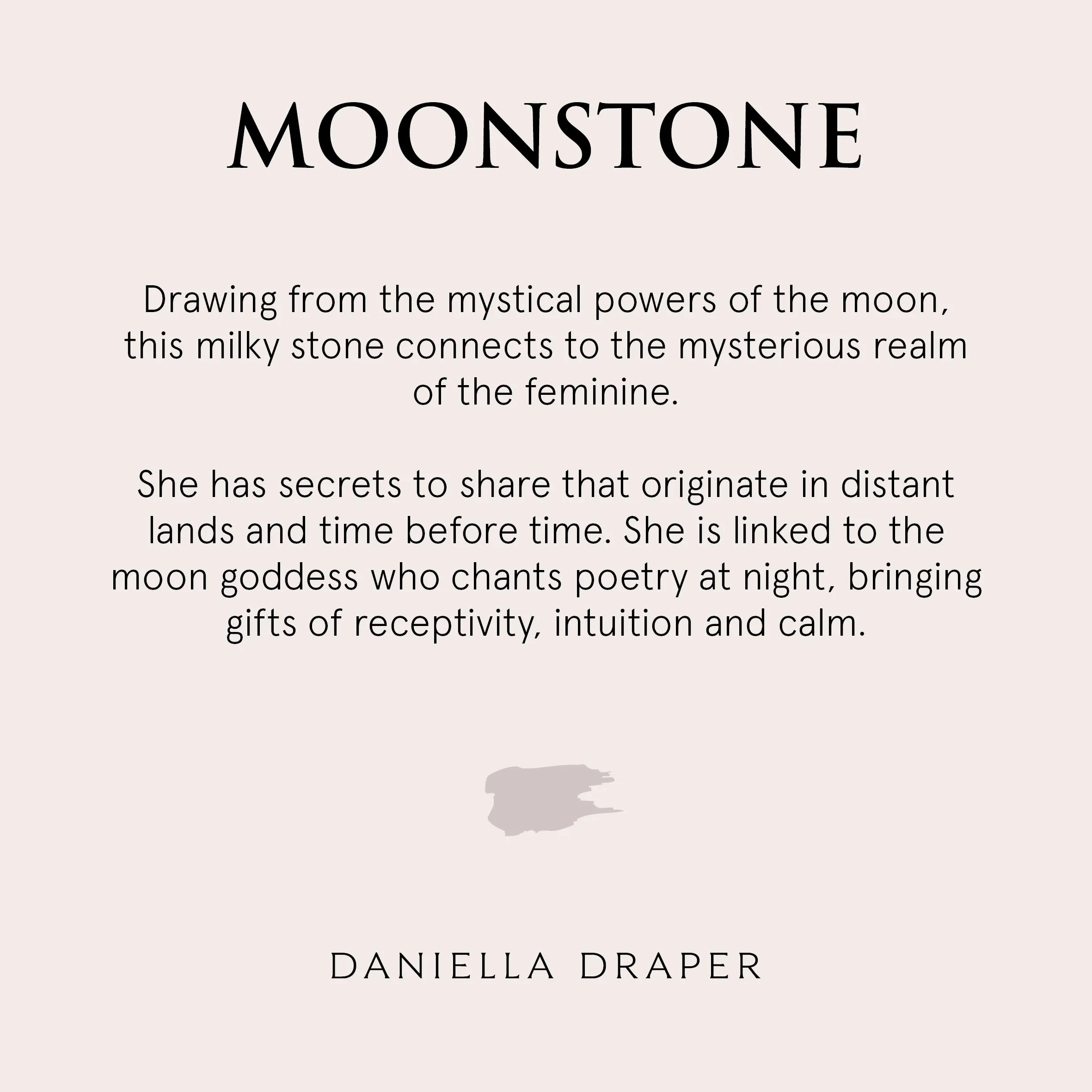 Silver Mini Gemini Horoscope & Moonstone Birthstone Necklace