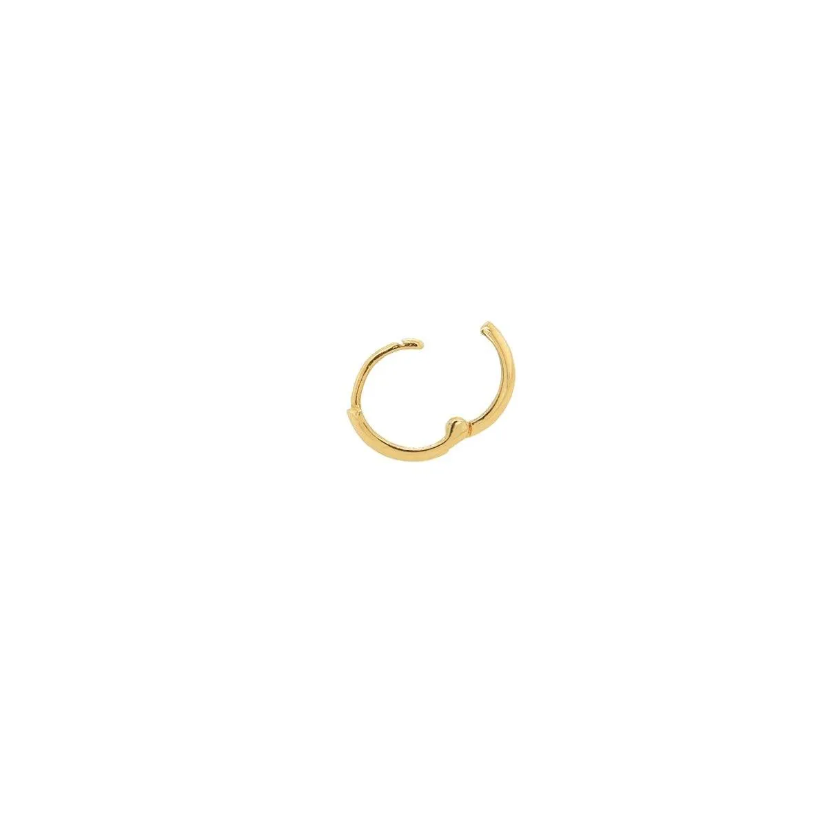 Small Gold Lock Hoop | .25GMS | Single