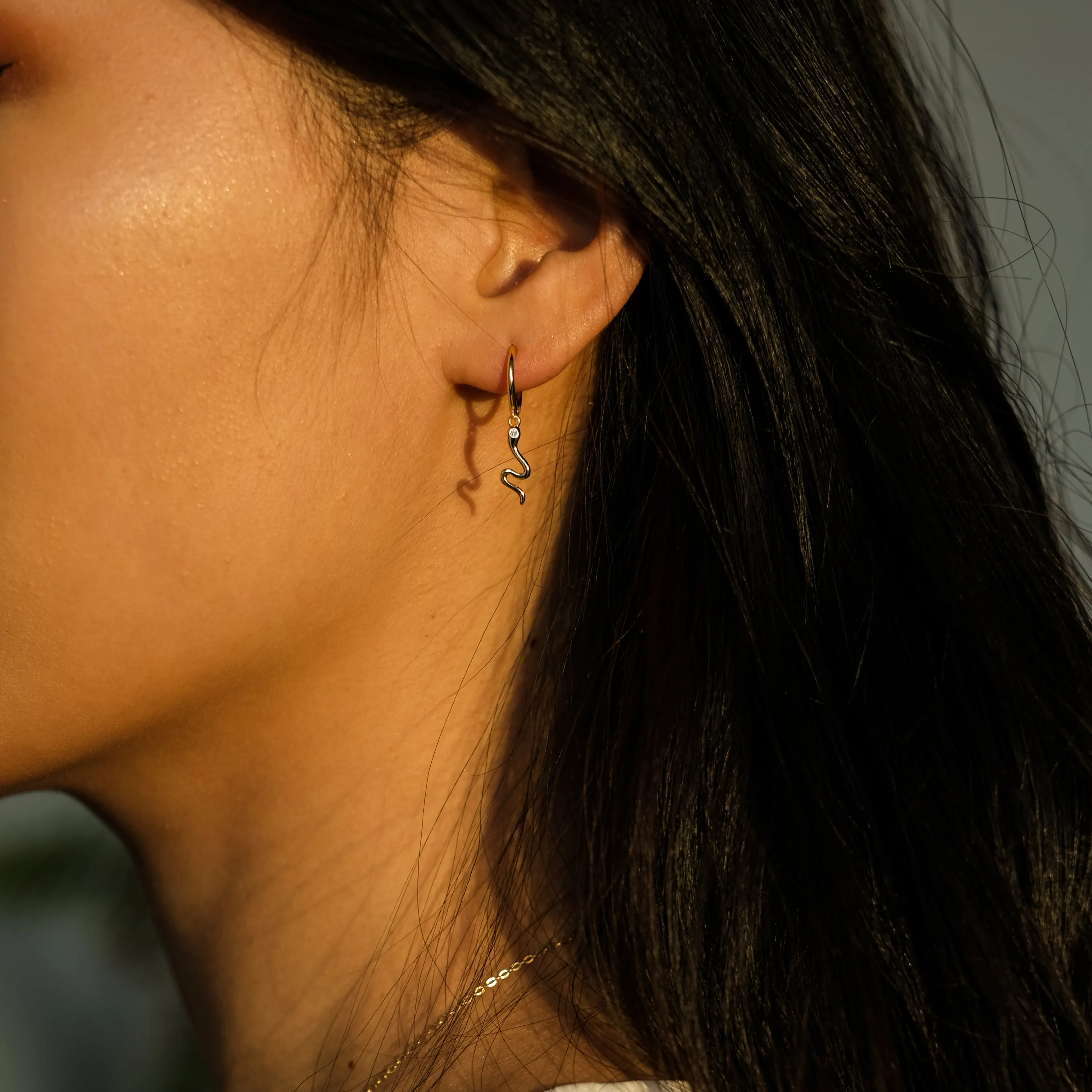 Snake Dangle Earrings