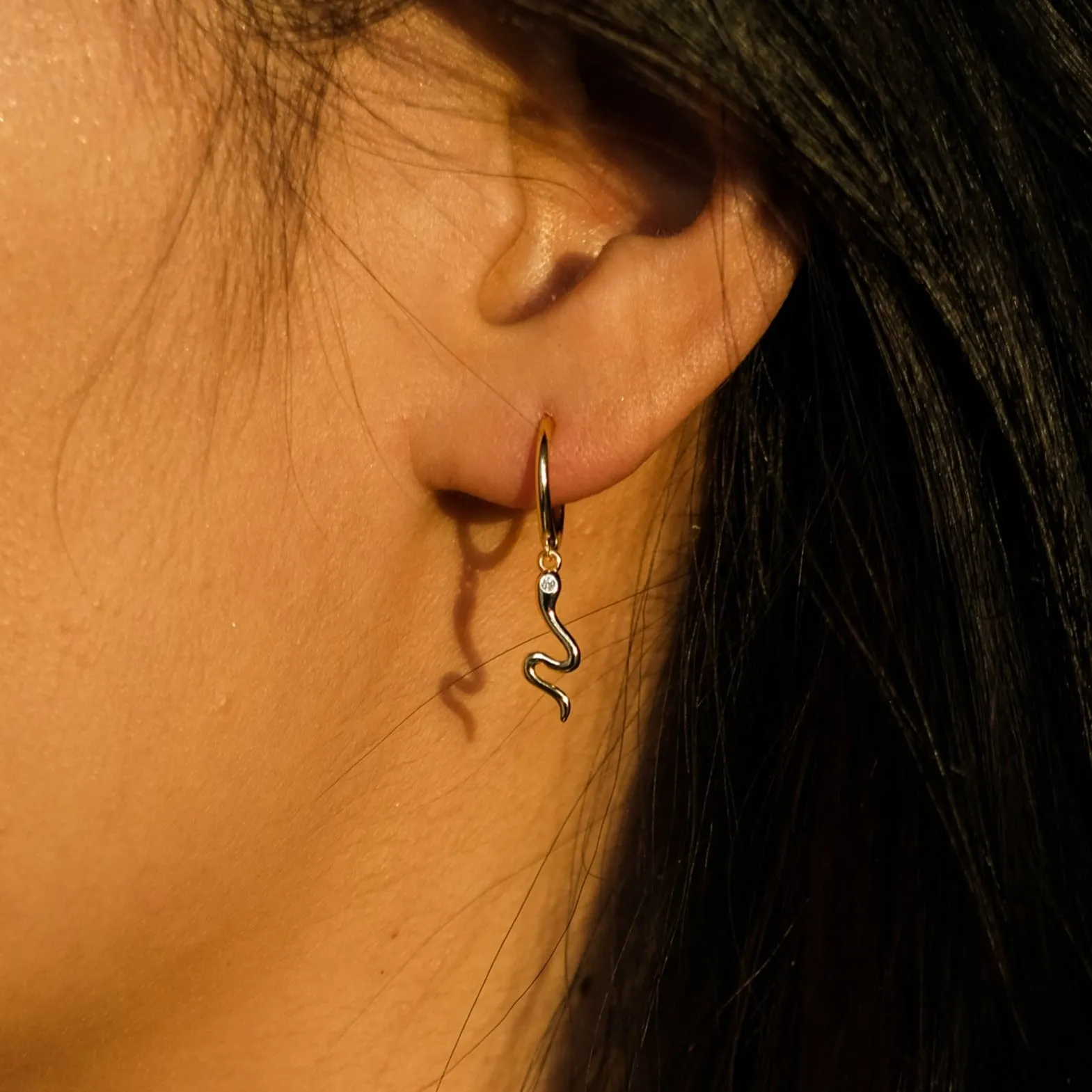 Snake Dangle Earrings