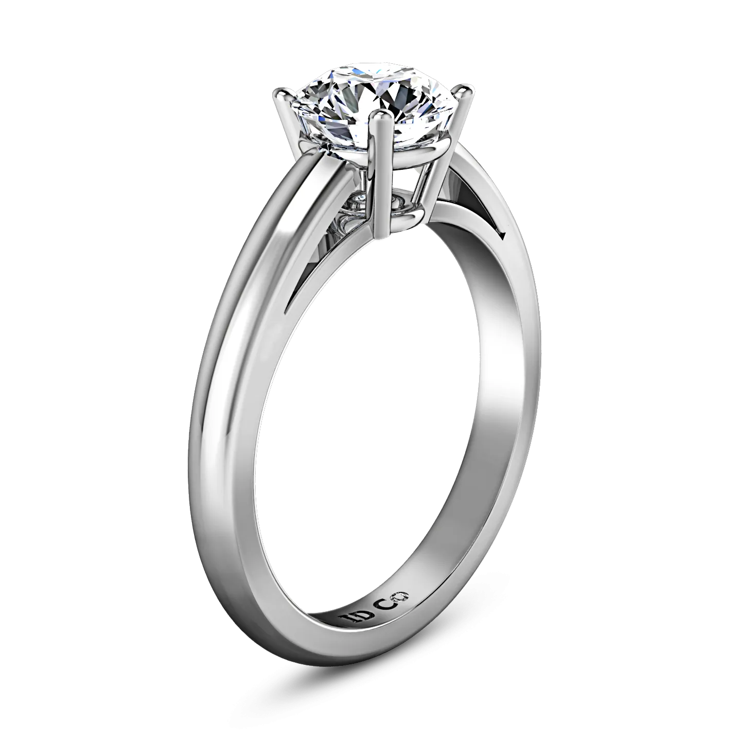 Solitaire Engagement Ring Avant 14K White Gold