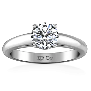 Solitaire Engagement Ring Avant 14K White Gold