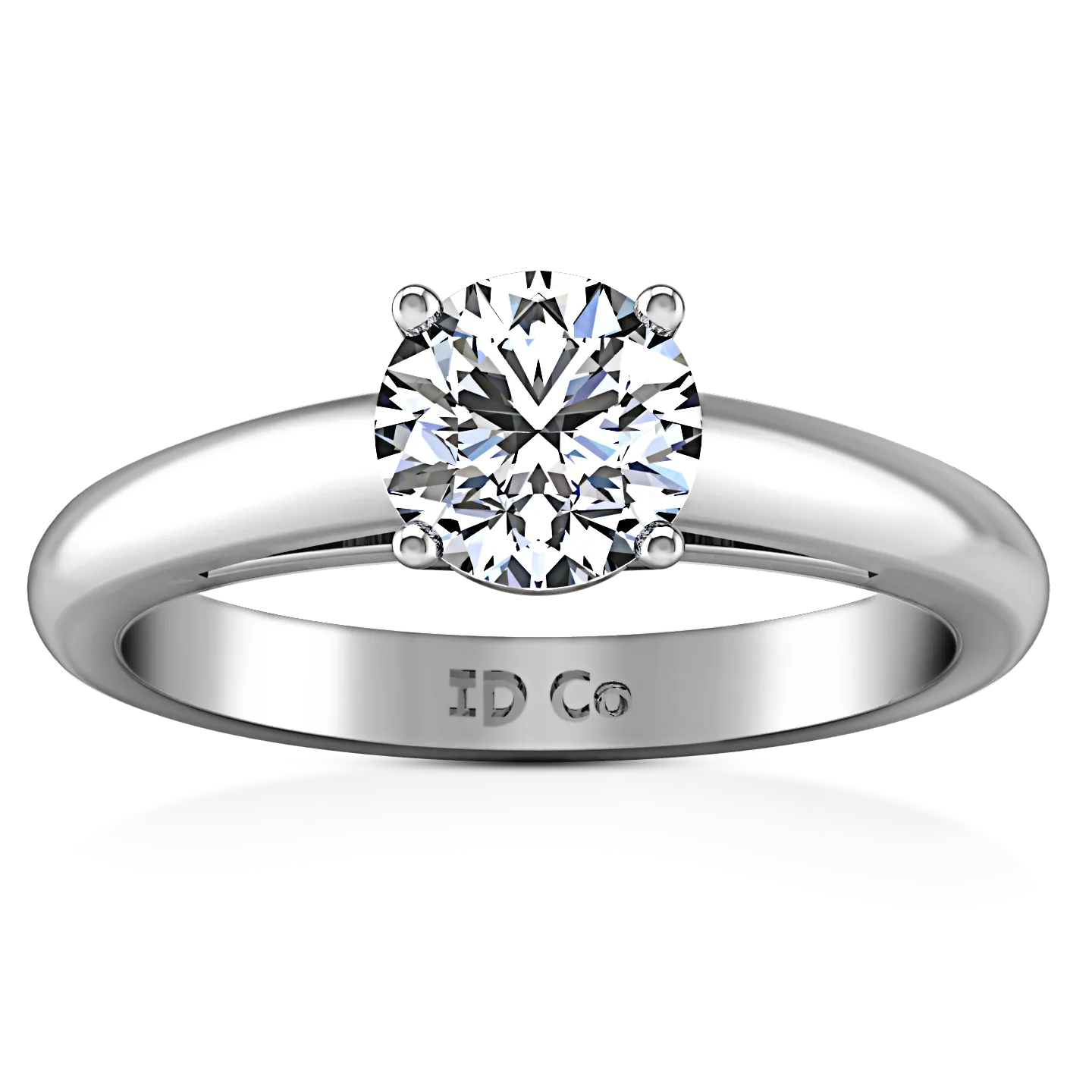 Solitaire Engagement Ring Avant 14K White Gold