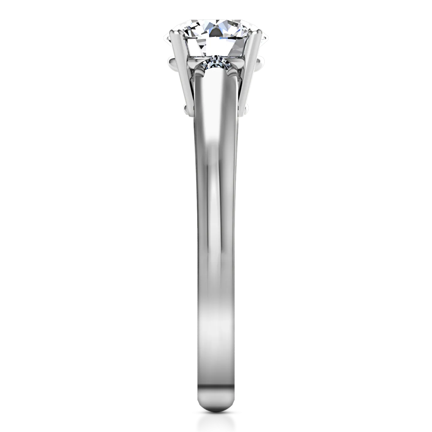 Solitaire Engagement Ring Avant 14K White Gold