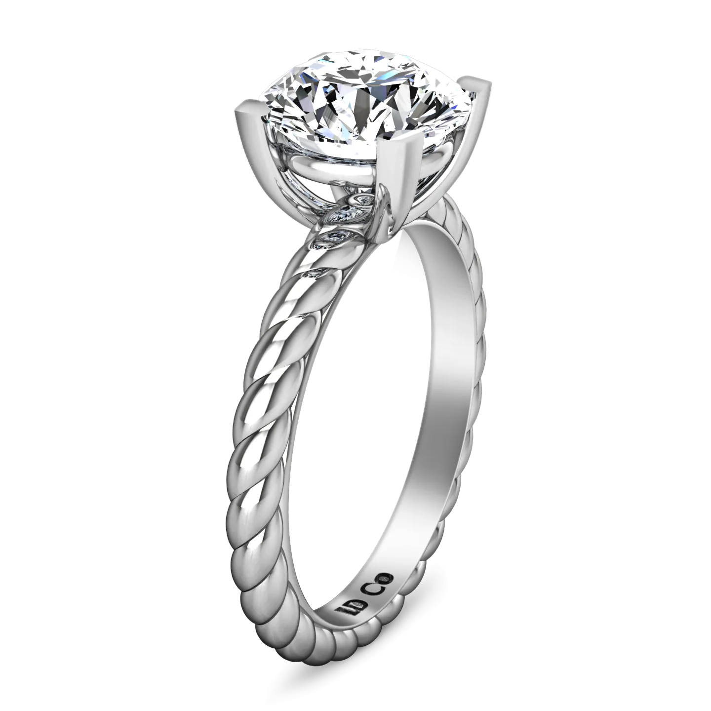 Solitaire Engagement Ring Ellery 14K White Gold
