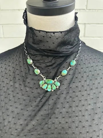 Sonoran Gold Half Cluster Necklace