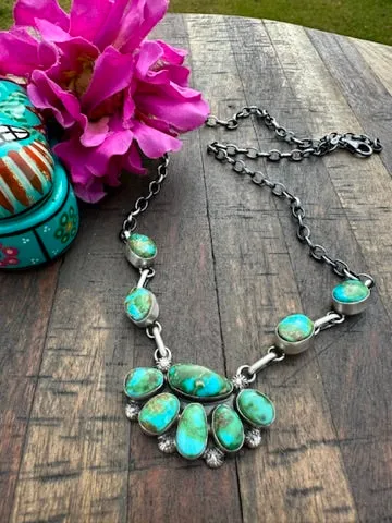 Sonoran Gold Half Cluster Necklace