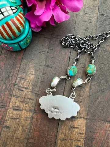 Sonoran Gold Half Cluster Necklace