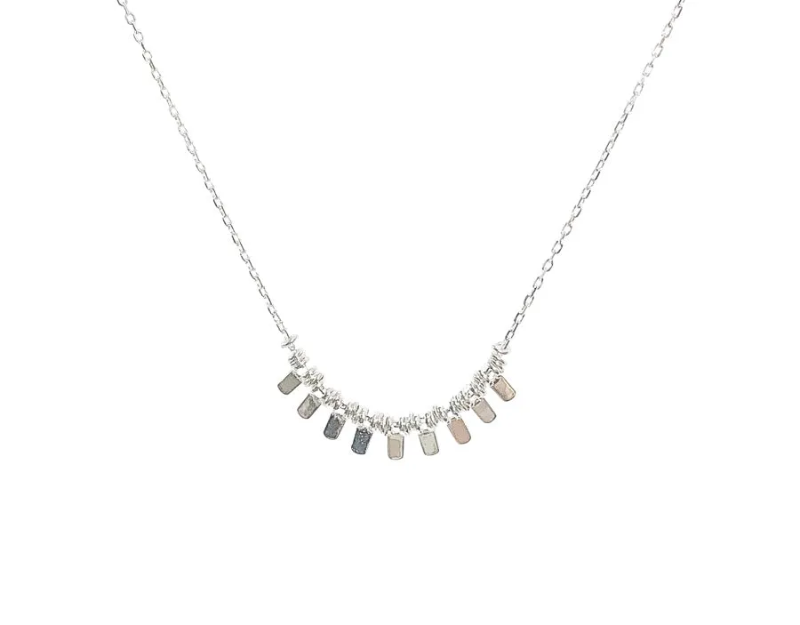 Sterling Silver Dangling Necklace