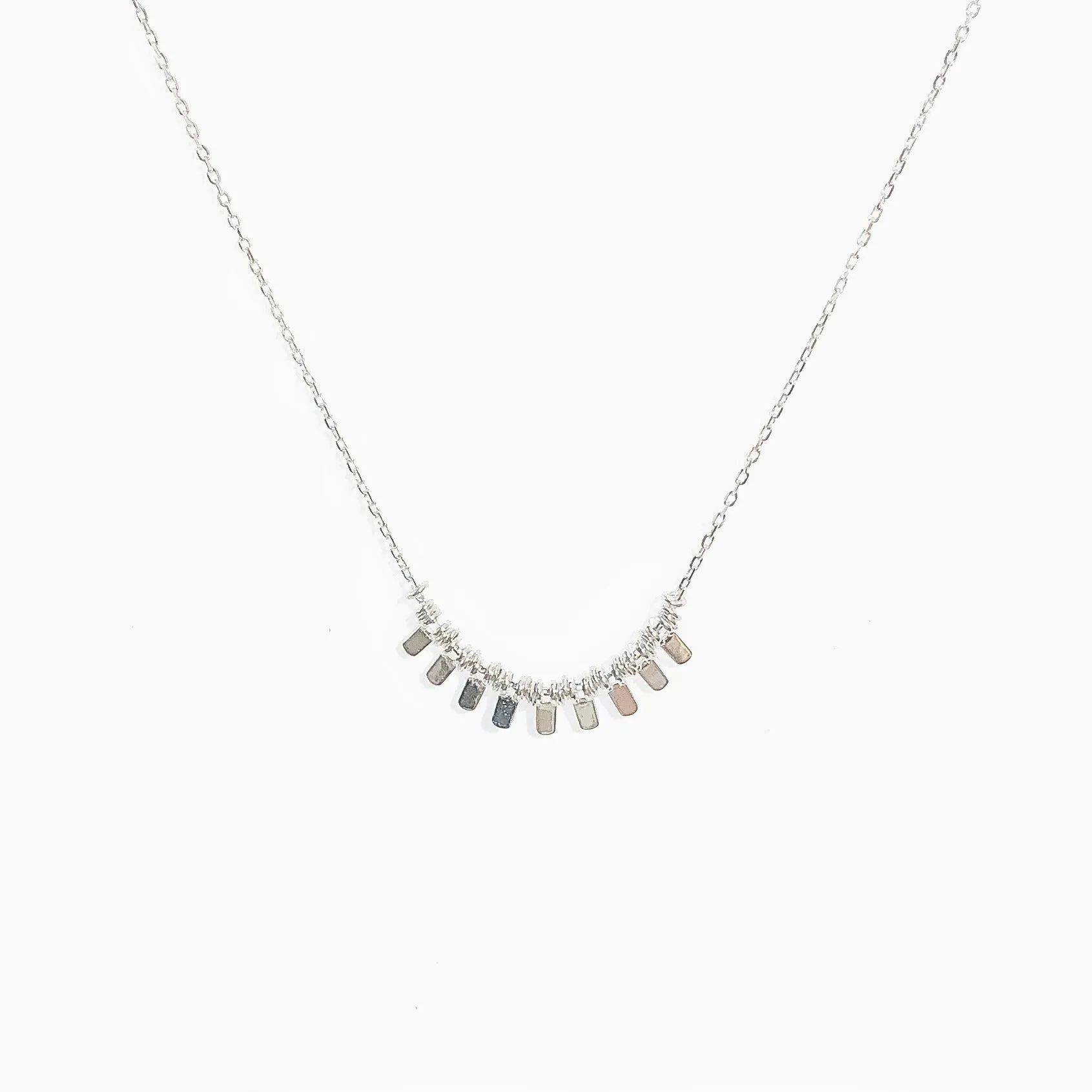 Sterling Silver Dangling Necklace