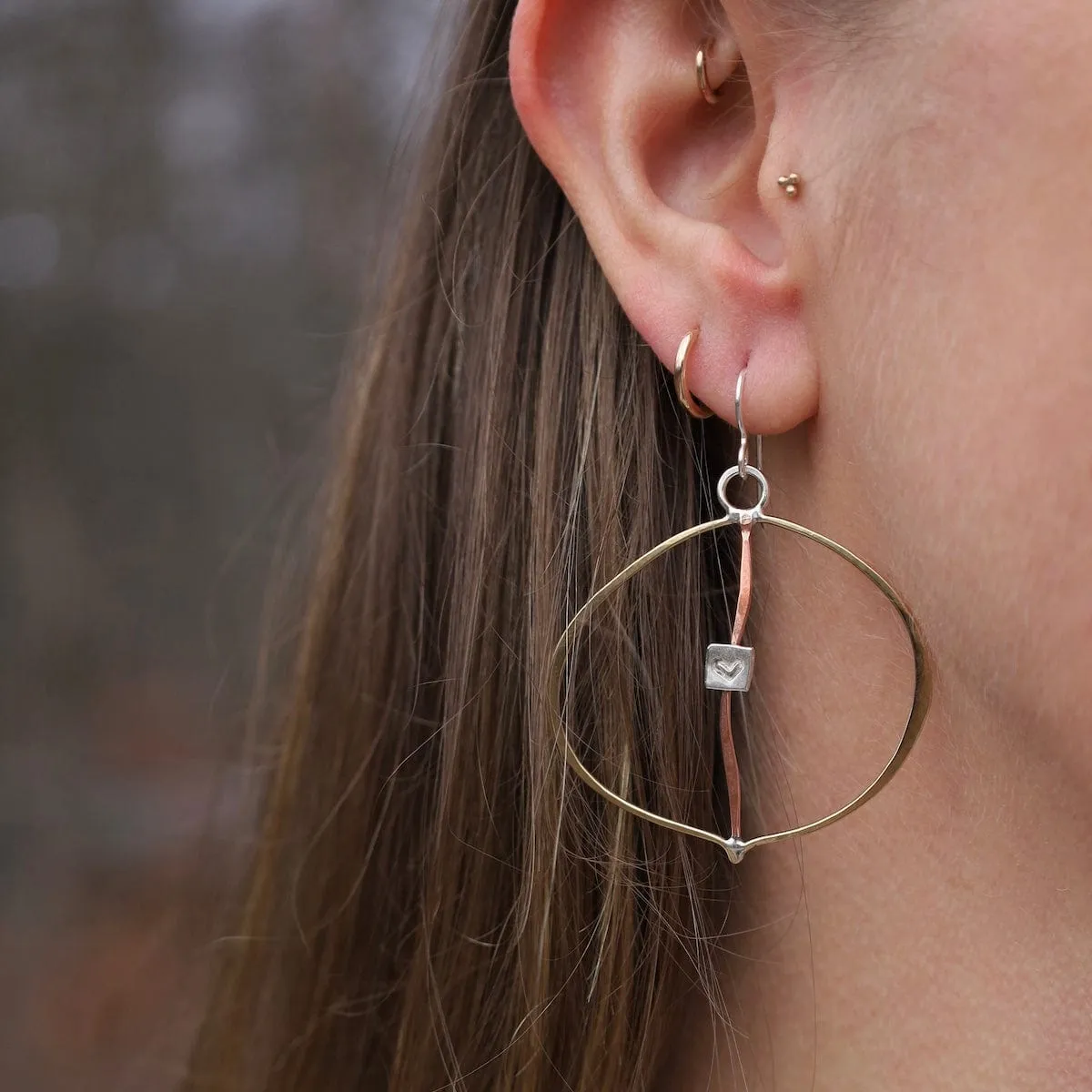 Touch of Love Hoop Earrings
