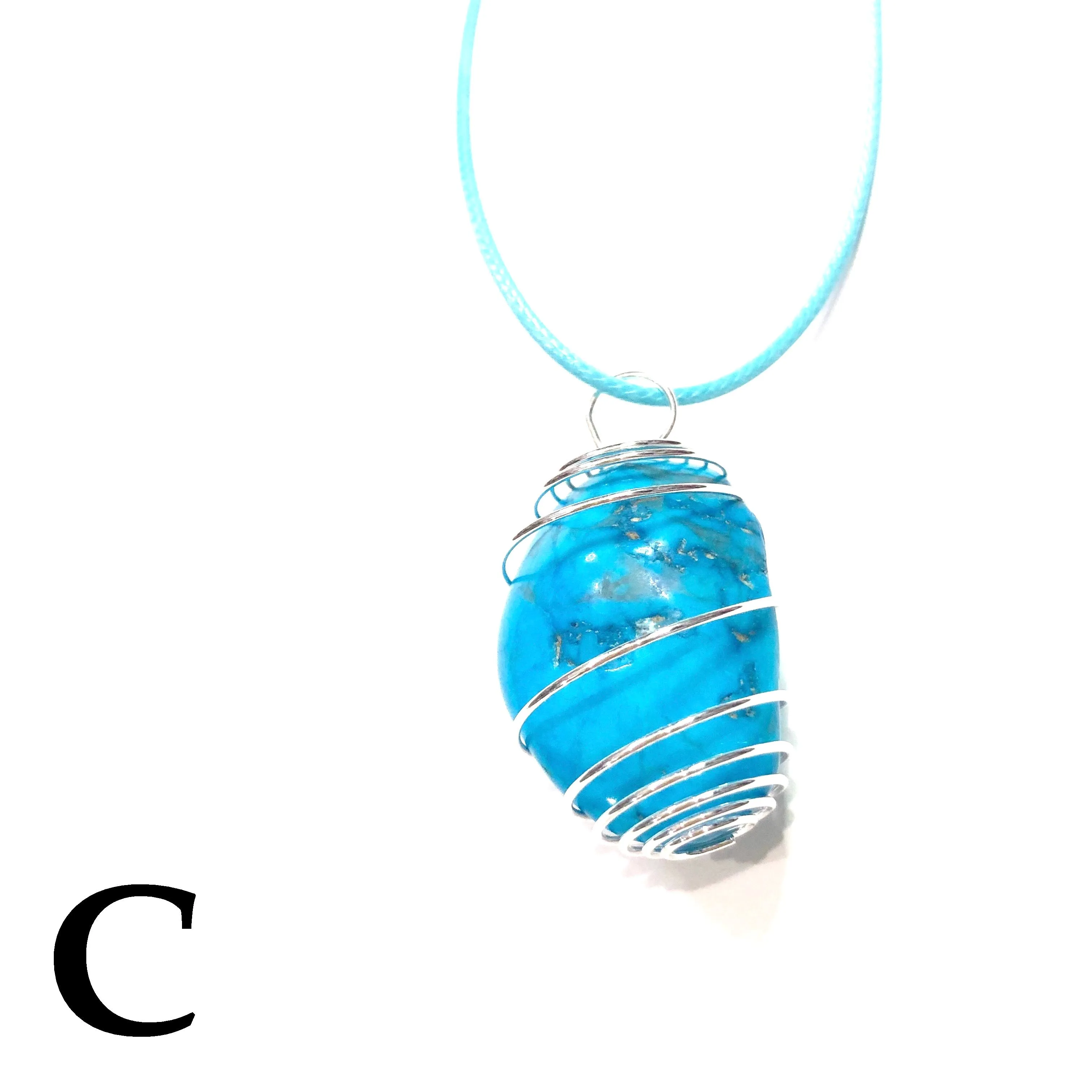 Tumbled Stone Pendant Necklaces