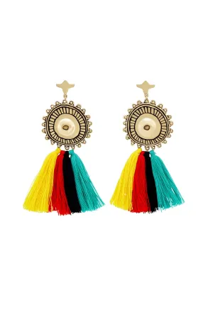 TUTTI FRUITTI EARRINGS GOLD BRASS