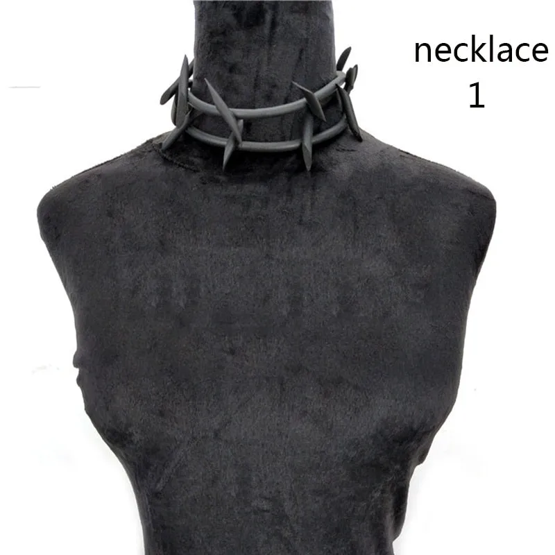 UKEBA Gothic Pendant Necklaces and Earrings