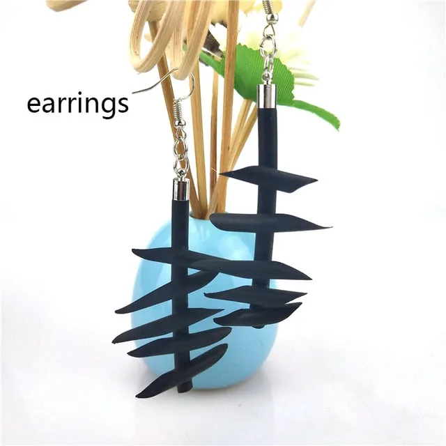 UKEBA Gothic Pendant Necklaces and Earrings
