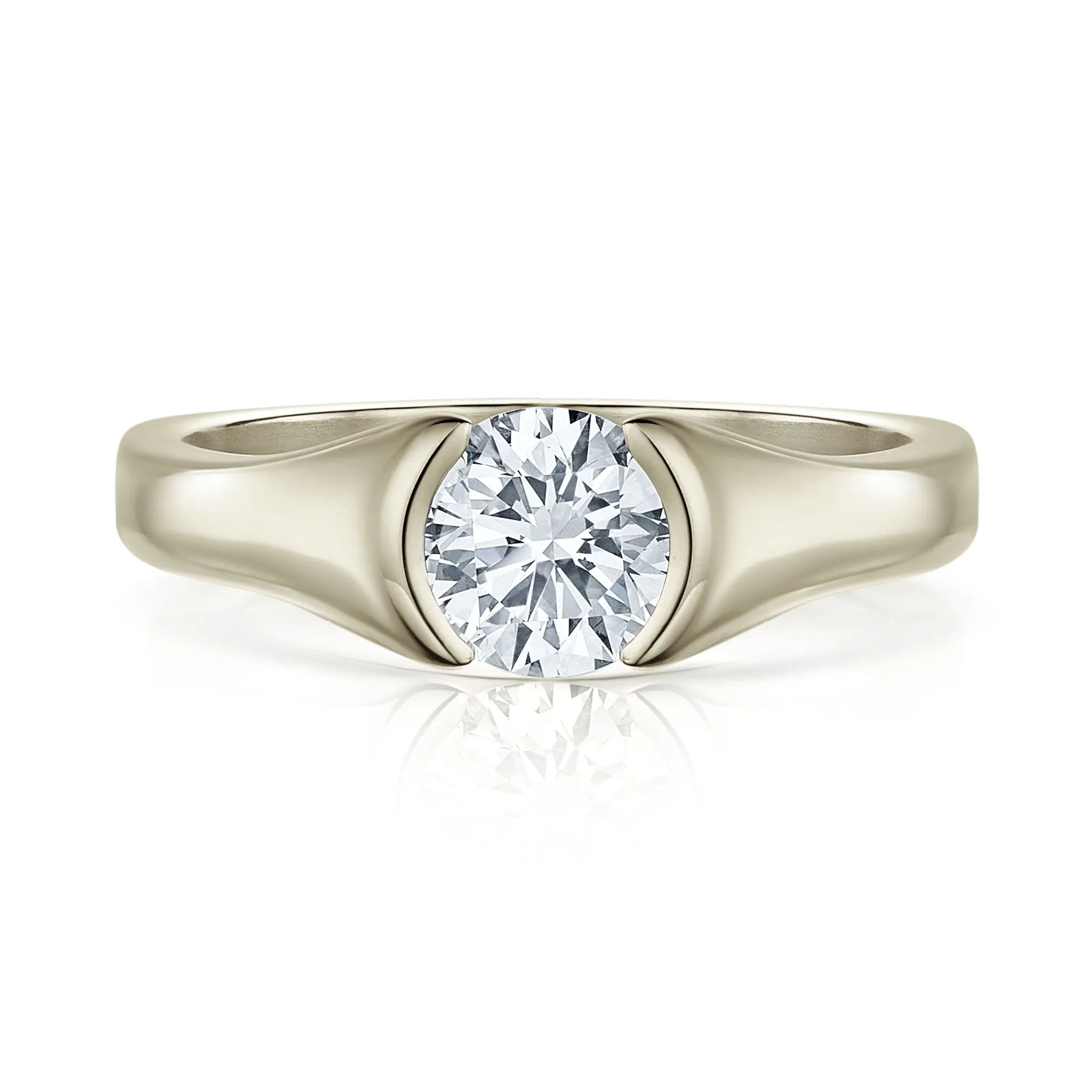 Venus 1.0ct Solitaire Diamond Ring in 18ct White Gold