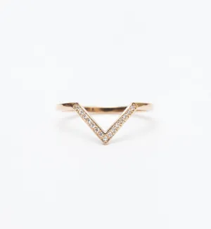 White Diamond Chevron Bea Band