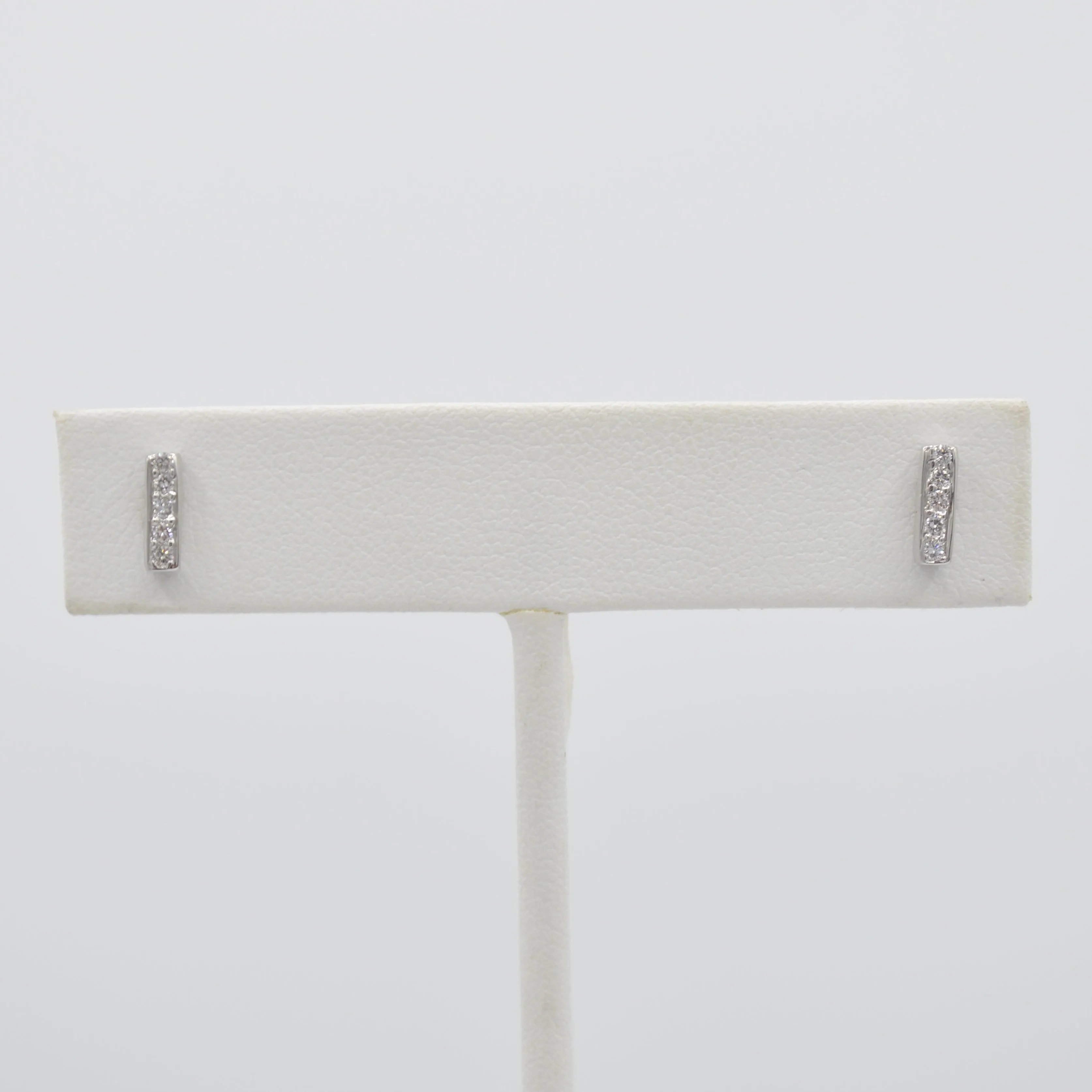 White Gold Diamond Studs