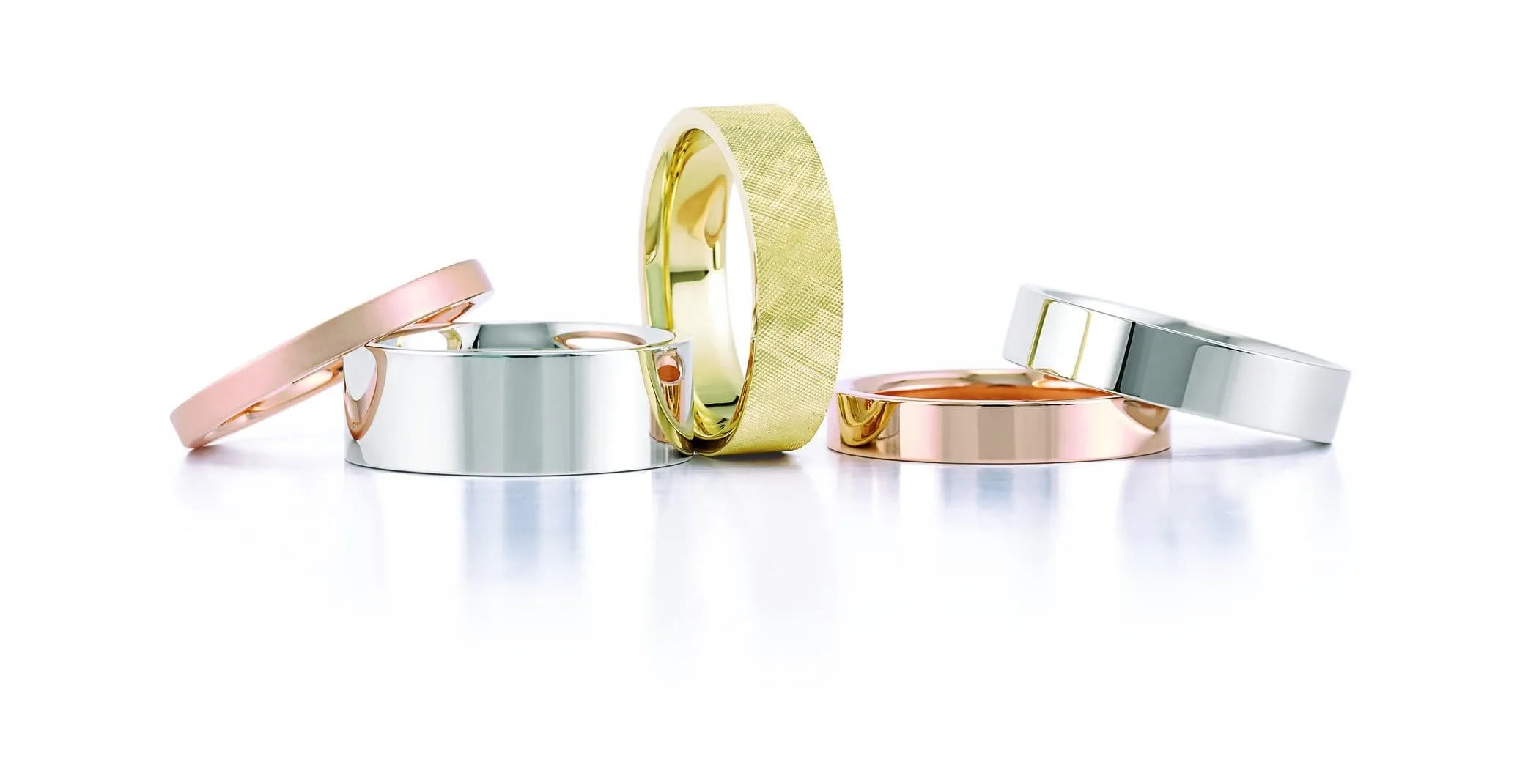 Wide Flat Modern Simple Comfort-fit Wedding Band