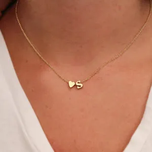 Women Tiny Heart Dainty Choker Necklace