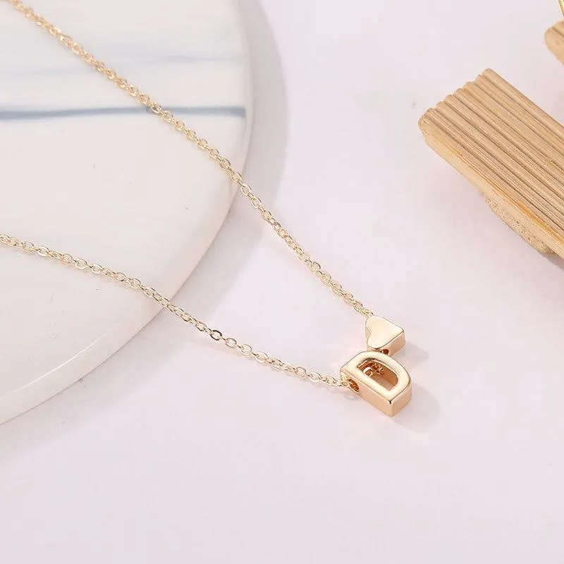 Women Tiny Heart Dainty Choker Necklace