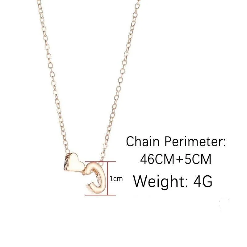 Women Tiny Heart Dainty Choker Necklace