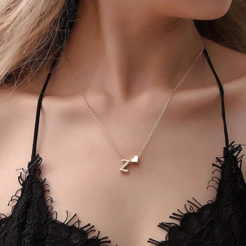 Women Tiny Heart Dainty Choker Necklace