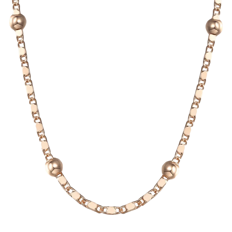 Womens Gold Marina Link Necklace